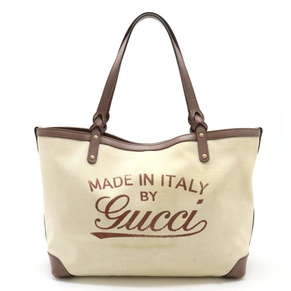 Gucci Craft Tote Bag Shoulder Leather Rose Pink Gray Limited Edition